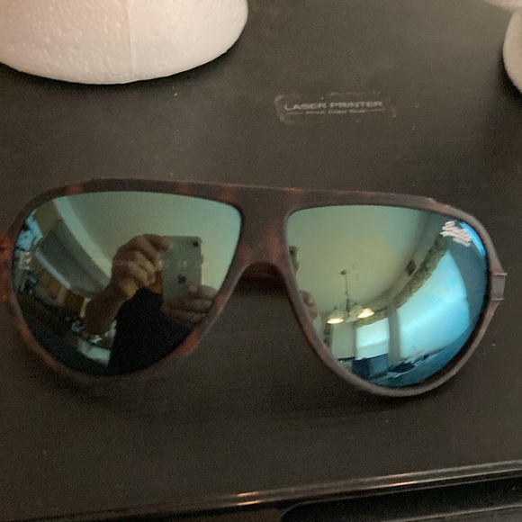 Super dry moto-x mirrored non polar aviator sunglasses - Picture 1 of 9